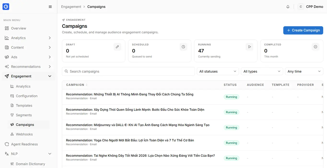 Email Marketing quy mô lớn